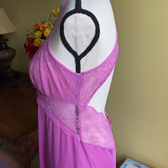 INC size medium, pink/mauve colored long nightgown in excellent condition. - Picture 7 of 10